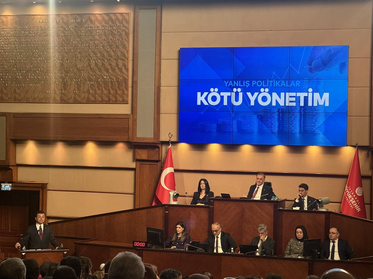 İBB de son 5 yılın özeti ! 

📍 İBB Strateji ve Bütçe Toplantısı