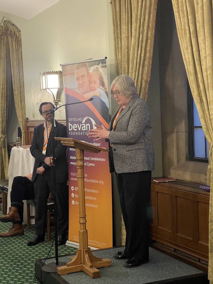 I was delighted to attend the <a href="/BevanFoundation/">Bevan Foundation</a> reception yesterday

Their work on poverty, housing and access to justice is so important to Wales