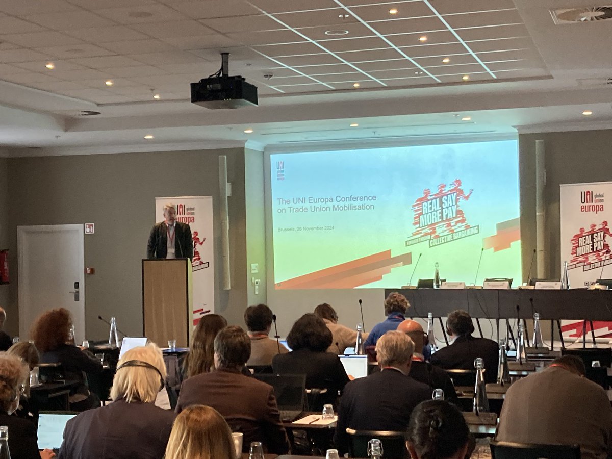 “Over the past years, we have seen employers make enormous profits, while workers real-terms wages have been squeezed. But we have seen workers and their unions mobilise for better pay and conditions.”

This morning, <a href="/ORoethig/">Oliver Roethig</a> opens our Conference on Trade Union Mobilisation.