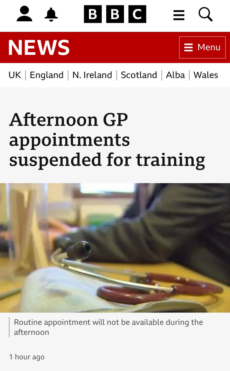 Dr Haseena Wazir (@drhwazir) on Twitter photo How did this article make it to publication from <a href="/BBCNews/">BBC News (UK)</a>?
GPs are entitled to attend mandatory training. It’s part of their job description. Medicine is an ever changing field, so sessions like these are essential for CPD.
This is standard practice across the public sector. How did this article make it to publication from <a href="/BBCNews/">BBC News (UK)</a>?
GPs are entitled to attend mandatory training. It’s part of their job description. Medicine is an ever changing field, so sessions like these are essential for CPD.
This is standard practice across the public sector.