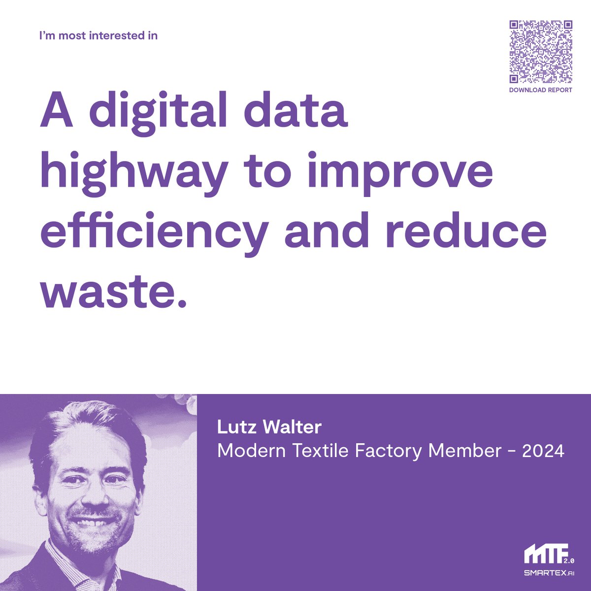 Our Secretary General Lutz Walter contributed to the 2nd edition of our member <a href="/Smartex_AI/">Smartex</a>'s Modern Textile Factory Report.

Actionable data can transform textiles, enable better communication, higher quality &amp; greater sustainability.

🪡Read the report⬇️
smartex.ai/mtf-2024-the-t…