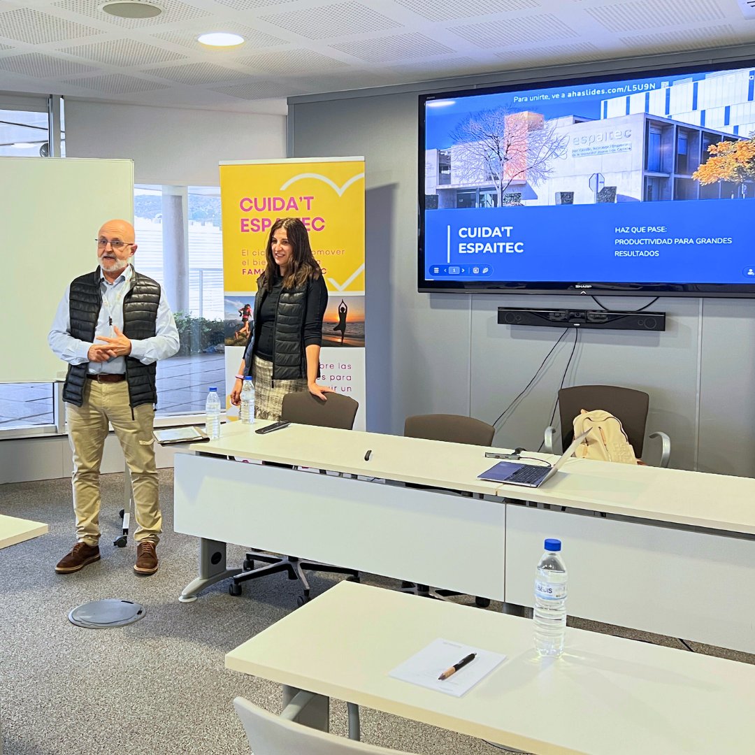 Cuidar a la #FamiliaEspaitec es una de nuestras prioridades 💙

Este 2024 hemos seguido con el ciclo Cuida’t Espaitec, exclusivo para las empresas del Parque, con sesiones prácticas para mejorar nuestro bienestar laboral👇

Vincúlate a Espaitec y disfruta de todas las ventajas 🔝