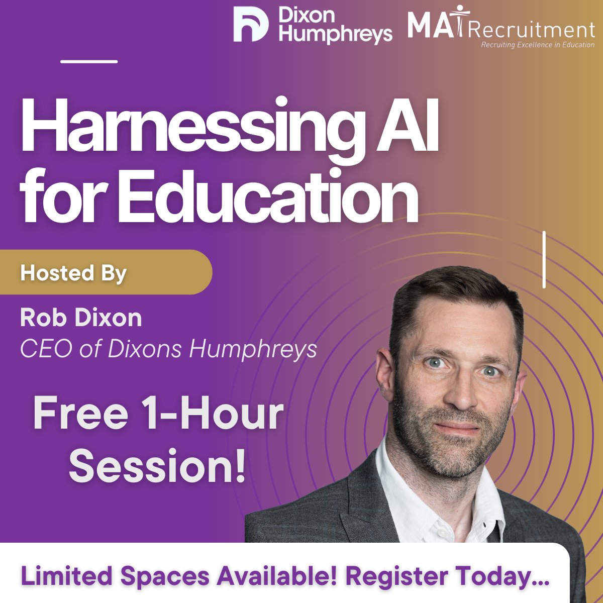 🔔School Leaders, Are You Looking To Learn More About AI in Education? 🔔

With Limited Spaces Available, Don't Miss Out, Secure Your Tickets Today!

20th January: tinyurl.com/5n8wmfda
27th January: tinyurl.com/4duy6wv8
3rd February: tinyurl.com/4f4vy53w

#AIineducation