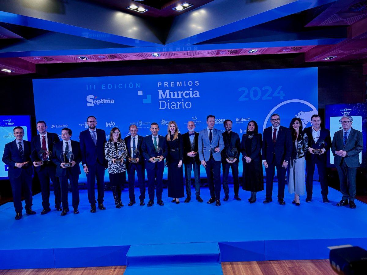 inforges's tweet photo. 💥 Ayer #Inforges estuvo presente en la III Edición de los Premios @Murdiario que se celebró en el @HotelNelva.
🏆 Enhorabuena a los premiados: Zamora, @Padilla_Doors, @Hefame_es, Francisco José Hernández (CEO de @Vidal_Golosinas), @naturbec, Eversia y Juan Antonio Pedreño. https://t.co/DxWP25ebNq