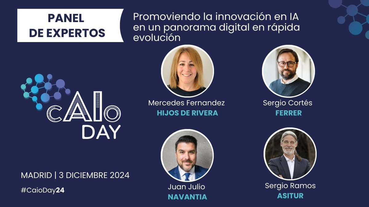 📢En #CAIODay24, reuniremos a expertos líderes para debatir cómo la inteligencia artificial está transformando procesos y fomentando la innovación.
1️⃣ Hacia la IA Driven Company
2️⃣Promoviendo la innovación en IA en un panorama digital en rápida evolución
i.mtrbio.com/rjzmubnsev