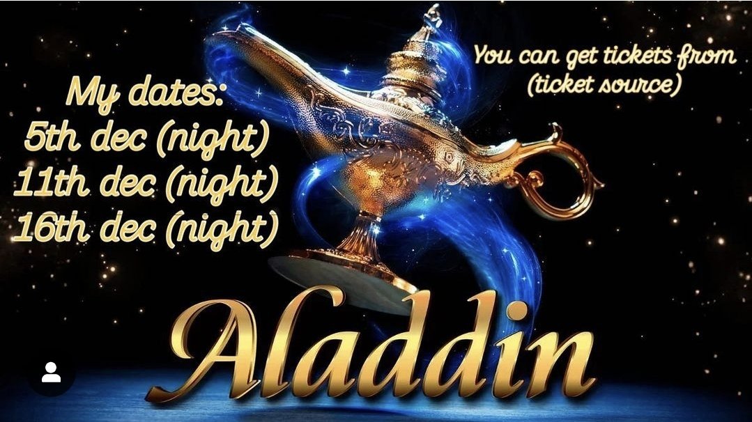 Callum is starring in Aladdin on the dates below at Middlesbrough College Theatre. The shows start at 7pm
Tickets on sale now from Ticket Source! #teamcallumalopecia 
<a href="/RealMattLucas/">Matt Lucas HQ</a>