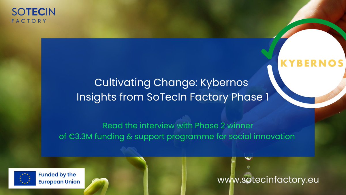sotecinfactory's tweet photo. 🌿 Learn about @KybernosESG journey of cultivating regional #agrifood supply chain through a @HinterlandSYSt data system via Phase 1 of the #sotecinfactory EUR 3.3M funding and support programme. ♻ 

🌐 Read their interview here: https://t.co/Qfec4c5MaX https://t.co/y84RdFOWqm