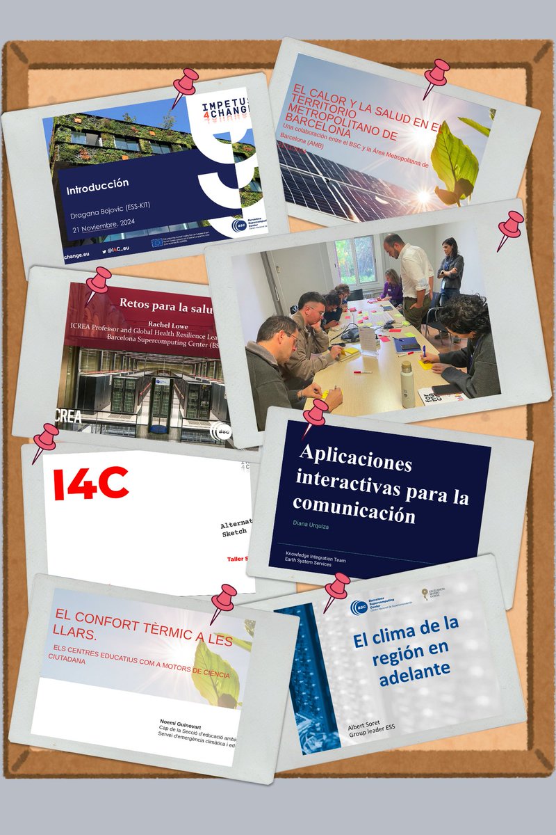 🌡🌆“La calor i la salut al territori metropolità de Barcelona” va ser el tema del taller organitzat al BSC en el marc del projecte <a href="/I4C_eu/">Impetus 4 Change</a>, que tenia com a objectiu intercanviar coneixements i idees 

🟢Hi van assistir una quarentena de representants d’ajuntaments, AMB, <a href="/gencat/">Generalitat de Catalunya</a>,