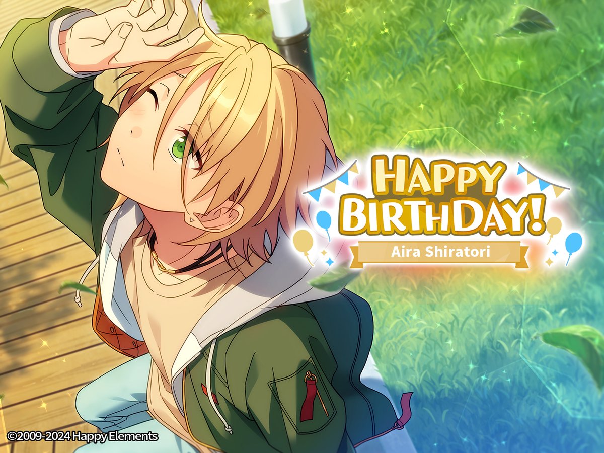 enstarsmusic_EN's tweet photo. 🎉Today is the birthday of Aira Shiratori!

🎂Happy Birthday to Aira!

🎁Repost &amp;❤️
2 Producers: 10 DIA Scout Tickets

#EnsembleStarsMusic https://t.co/nXXy7xyg2y