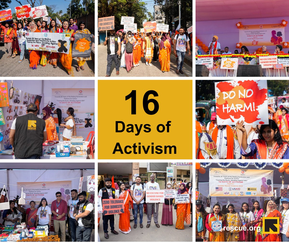 #NoExcuse Standing Against GBV, #IRC BD is hosting 100+ activities to tackle the roots of violence &amp; create a safer future for women &amp; girls.
Join us in the #16DaysOfActivism &amp; UNiTE to End Violence against Women!
#GBV #RohingyaCrisis #ClimateChange