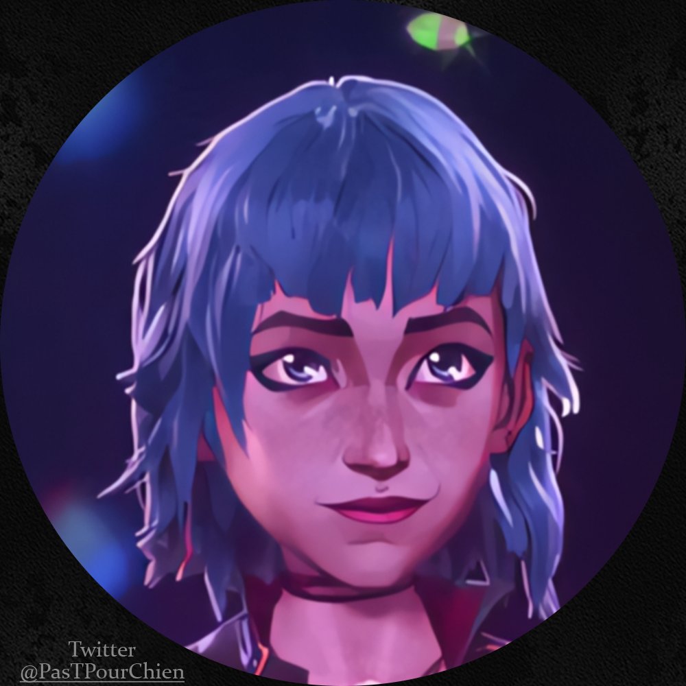 PasTPourChien's tweet photo. #Icons 4K - Jinx alternative from Arcane Season 2 #Arcane https://t.co/Y4dDlGjMft