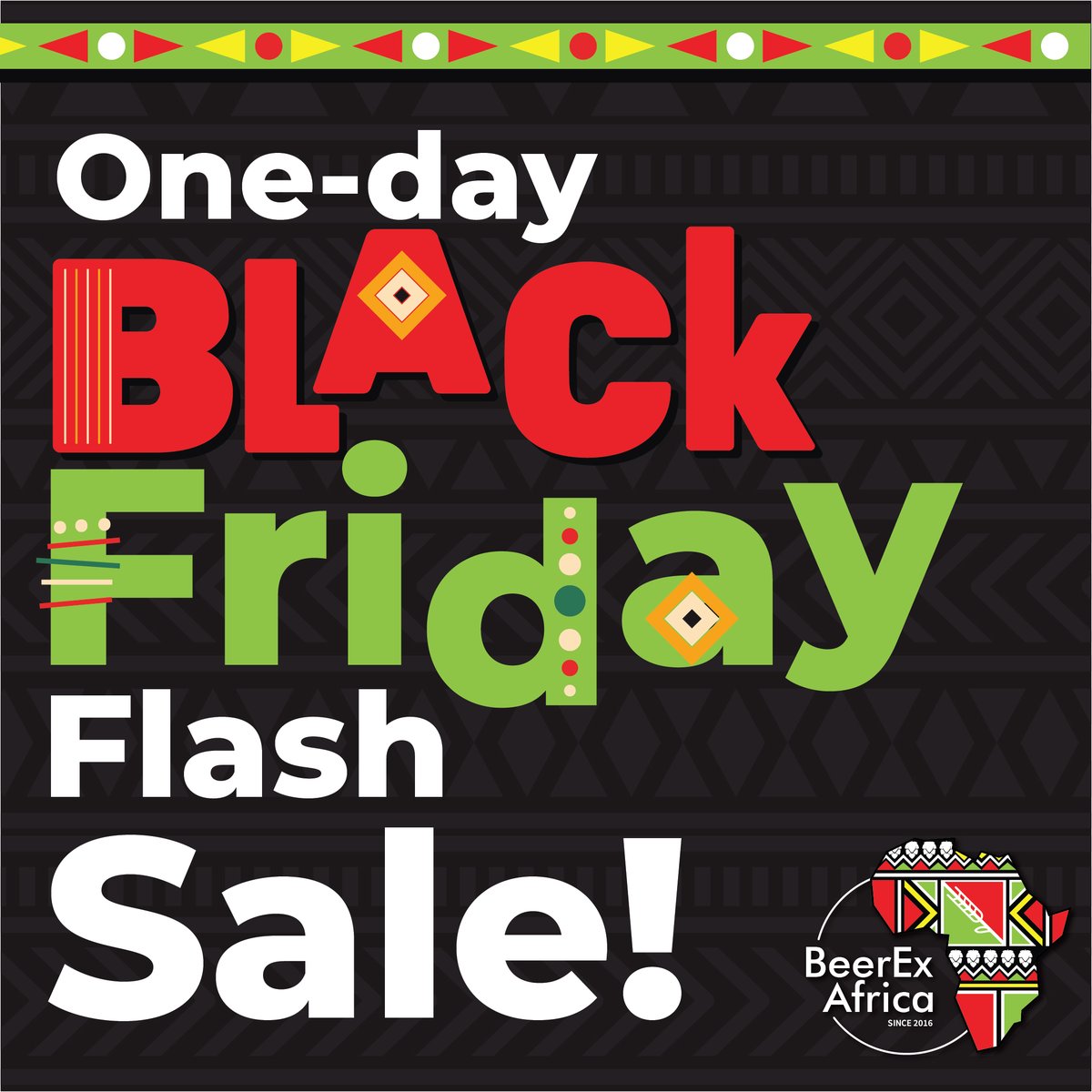 Want to save some moolah?

Grab your 2025 BeerEx Africa tickets this Friday during our one-day Black Friday flash sale!

#beerexafrica2025