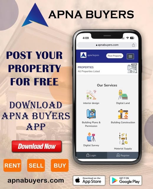 ApnaBuyers's tweet photo. 📈 Post Your Property For Free With Apnabuyer!! 🏠 Visit : https://t.co/dSzb6fN4Ty 🔗

Download the app now and list your property for Free! 📱

#ApnaBuyers #PostYourProperty #FreeListing #RentSellBuy #PropertyApp #RealEstate #HomeSweetHome https://t.co/VArqjGbWMD