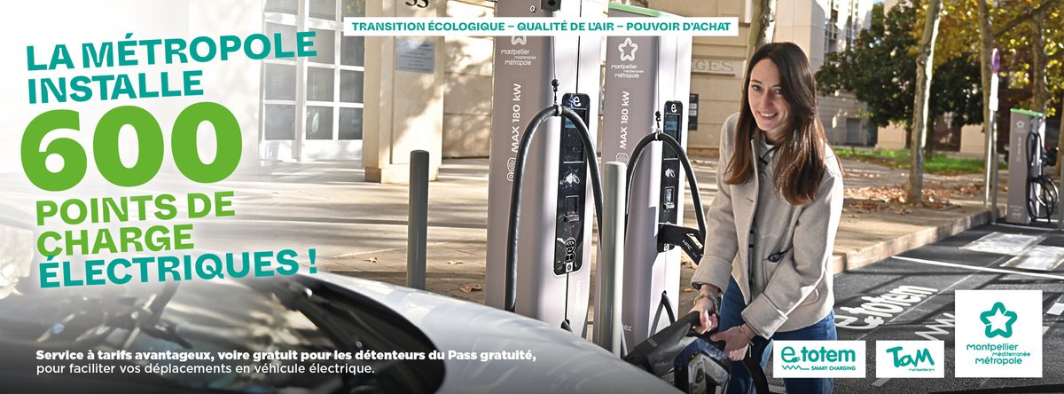 Nouvelle donnée en #opendata : l'emplacement des bornes de recharge <a href="/eTotem3/">e-Totem</a>  pour véhicules électriques sur <a href="/Montpellier3m/">Montpellier Métropole</a>