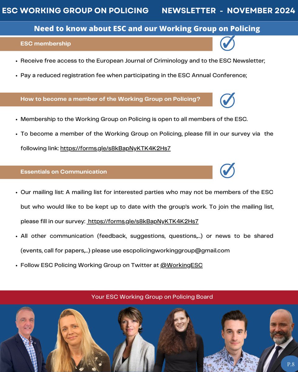 ESC Policing Working Group tweet media