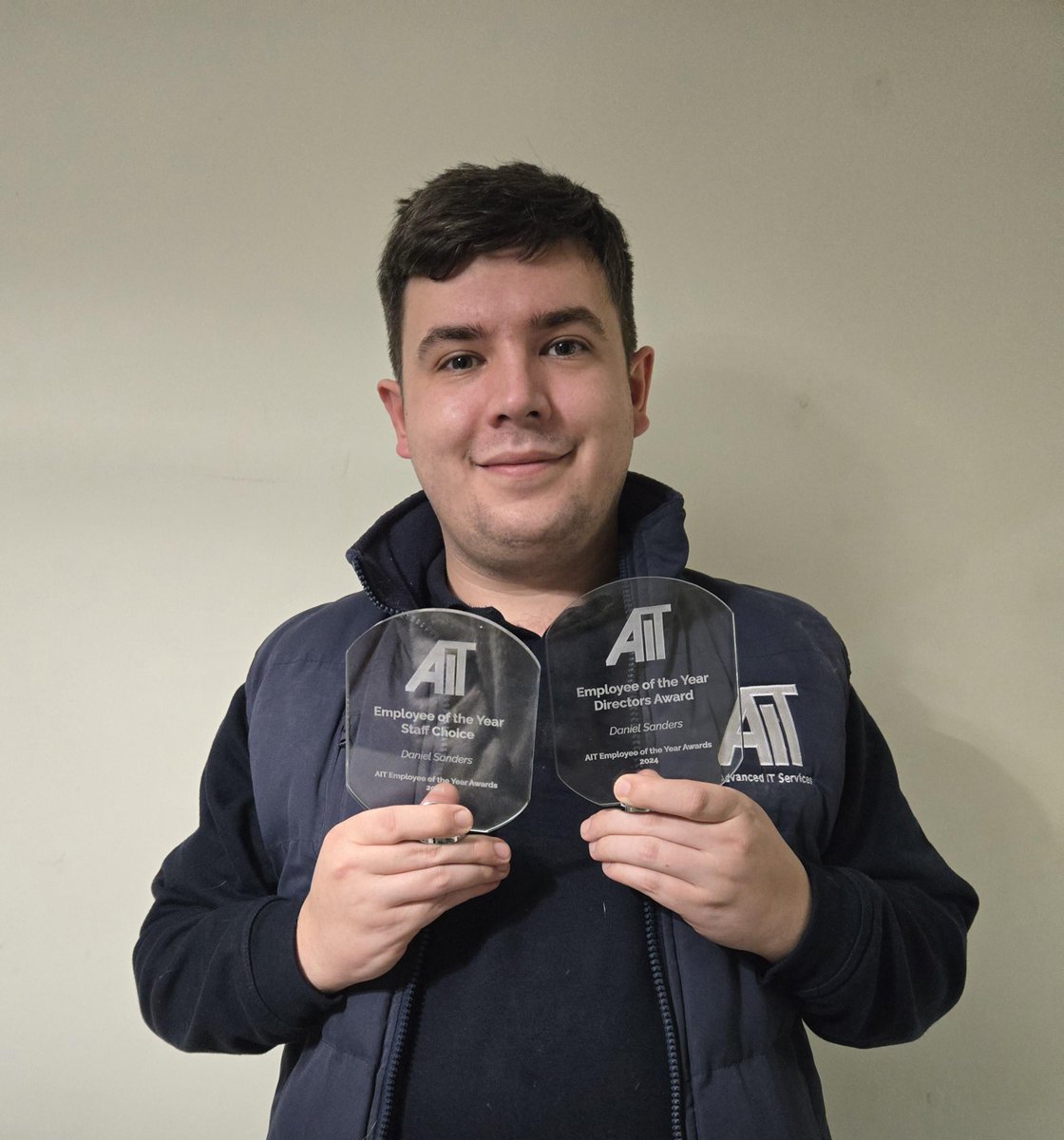 🌟 Huge congrats to Daniel, our double award winner at this year’s AIT Employee of the Year Awards! 🌟

He won Staff Choice for being an incredible team player &amp; supportive colleague AND Directors' Choice for leading amazing projects for our schools &amp; public sector clients.