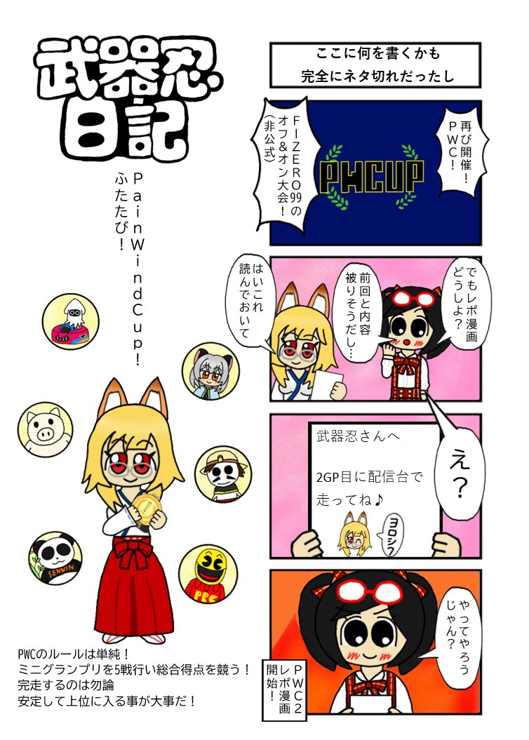 令和に開催されたF-ZEROのオフ大会(第2回目)に参加した時のレポ漫画 (はくれいさん出走表の提供改めてありがとうございます) #FZERO99 #つうふうGP #PWCUP 