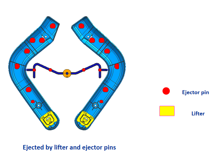 ImmetechLtd's tweet image. Type: Two plate
Cavity: 1+1
Insert steel: P20
Runner type: Cold runner
Gate type: Cashew gate

#Immetech #MoldDesign #PlasticMold #InjectionMolding #Precision #Mold #MoldMaking #MedicalDevice #MedicalMold #AutomotiveMold #AutomotiveInterior #MoldManufacturing