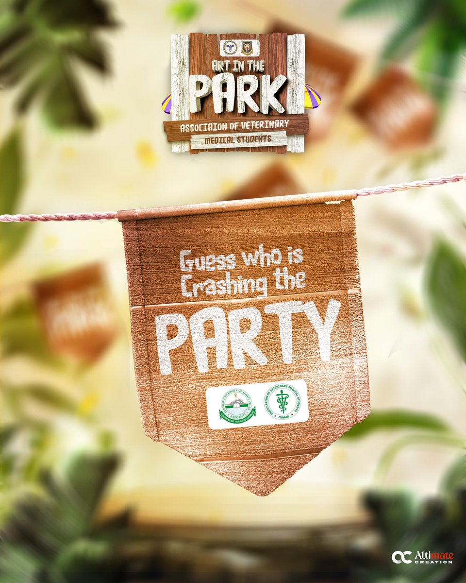 AVMS_FUNAAB's tweet image. Guess who is crashing the party..........We are 😏😏
AVMS FUNAAB X @Avms_unibadan
Anticipate 🔥🔥

#AvmsUI
#AvmsFunaab
#ArtinPark