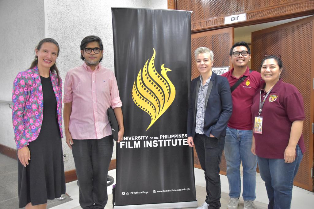 FrenchEmbassyPH's tweet photo. French film director Noémie Lefort also graced the event which is organized to support the campaign during the 16 Days of Activism against Gender-Based Violence and on the occasion of the International Day for the Elimination of Violence Against Women

#FFF27 #16days #VAWfreePH https://t.co/X1aNrdPhwT