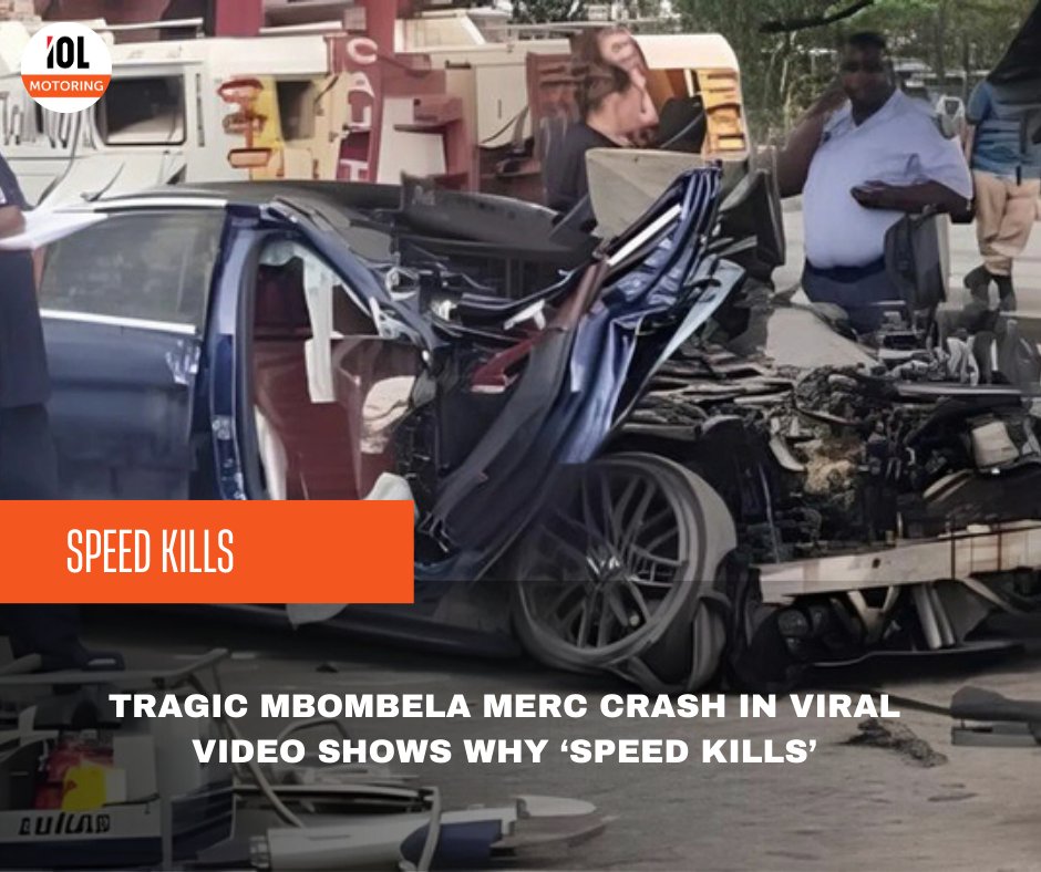 IOL's tweet photo. A fatal accident involving a Mercedes C-Class sedan and a truck in Mbombela in Mpumalanga, just after 4am on Sunday morning, has ignited a debate about who was really at fault. 
#speedkills #RoadAccident #southafrica #mercedesbenz #truck
#Mbombela  #roadrules

Read and watch on https://t.co/bDYPrCXThg

More motoring news on @IOLmotoring