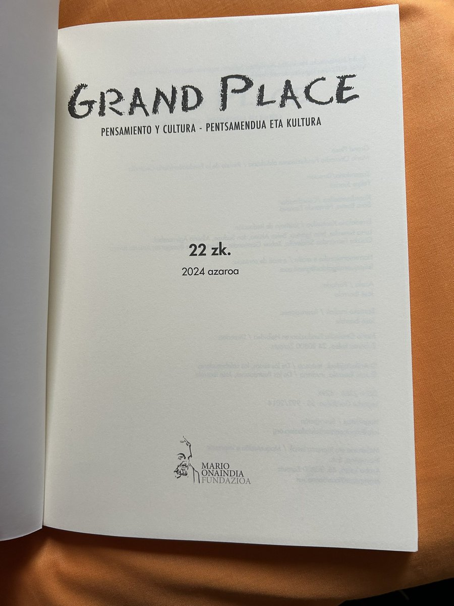 Lujazo de monográfico sobre #Cuidados #Zaintzak con <a href="/SaraBuesa/">Sara Buesa</a> María Ángeles Durán <a href="/maitepenalopez/">Maite Peña</a> Amaia Pérez Orozco <a href="/pelikleta/">Felix Arrieta Frutos</a> <a href="/ArantxaMendieta/">ArantxaMendieta</a> <a href="/zalaka11/">Joseba Zalakain</a> <a href="/kortabitarte/">Iñigo Kortabitarte</a> <a href="/KARMELESSI/">Karmele Acedo</a> <a href="/bonics67/">Boni Cantero</a> @TorresVCLHK Jone Robledo María Juncay Marije Goiko
#GrandPlace Mario Onaindia Fundazioa