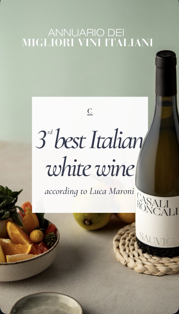 EnotecaNL (@enotecanl) on Twitter photo #Cabert's #Sauvignon Casali Roncali 2023 is Italy's third best white wine, according to the guide I Migliori Vini Italiani by <a href="/LucaMaroni1/">Luca Maroni</a>
Check the article herebelow ⬇️
enoteca.nl/sauvignon-casa…
#colliorientali #friuliveneziagiulia #sauvignon #Italianwines #winelover #Cabert's #Sauvignon Casali Roncali 2023 is Italy's third best white wine, according to the guide I Migliori Vini Italiani by <a href="/LucaMaroni1/">Luca Maroni</a>
Check the article herebelow ⬇️
enoteca.nl/sauvignon-casa…
#colliorientali #friuliveneziagiulia #sauvignon #Italianwines #winelover
