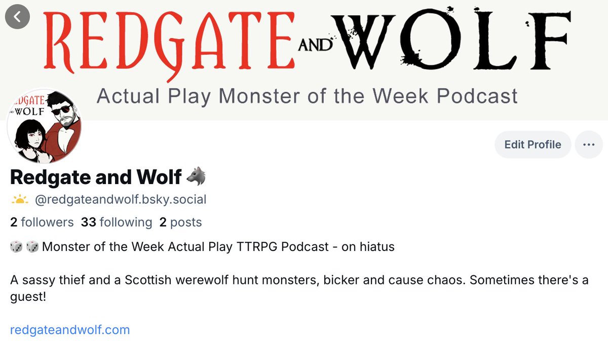 Hopefully this will help motivate Sarah to get the podcast back up and running!