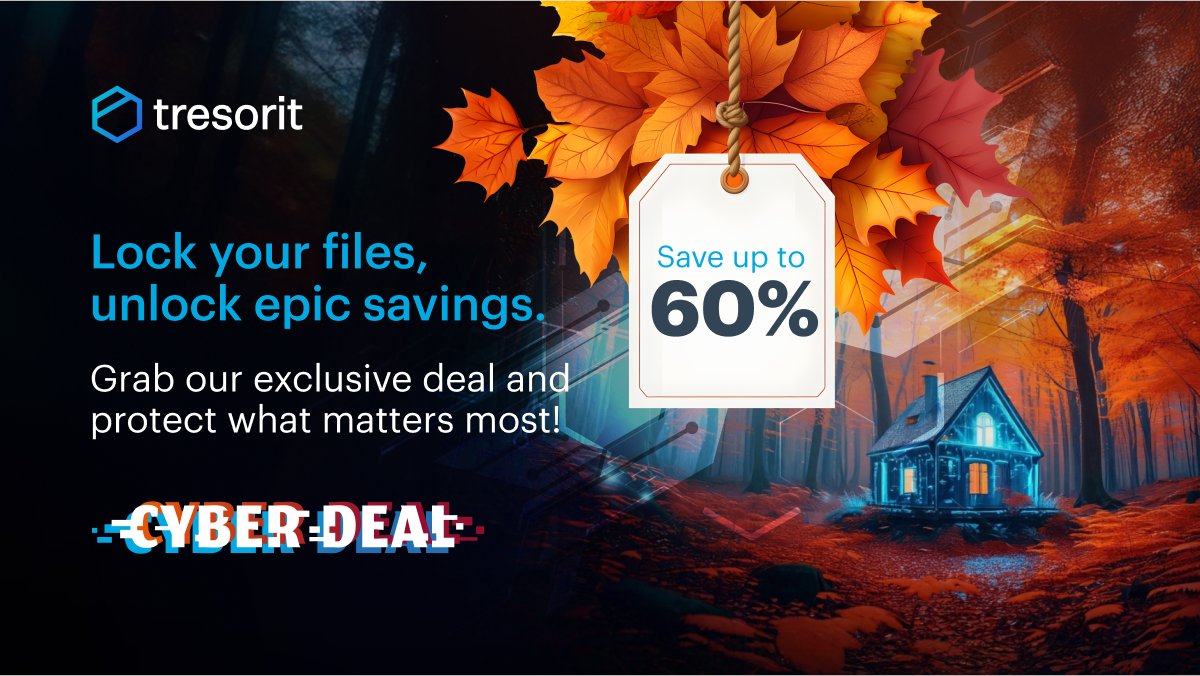 Your personal files deserve the best protection. For a limited time, enjoy up to 60% off Tresorit’s end-to-end encrypted collaboration solution and keep your sensitive data safe from prying eyes.
Check out the promotion details here: tresorit.com/cyber-sale/per…