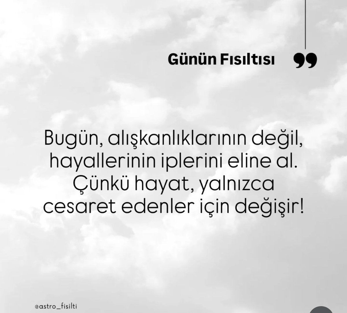 AstroFisilti's tweet photo. Günün Fısıltısı
#mugeanlı #karyağışı #TatilOlsun #burç https://t.co/BQiiWv9DJ4