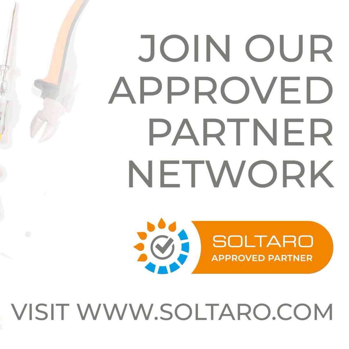 Soltaro_Solar's tweet image. 🏆 Want to join a winning network?🏆

Become an approved partner of Soltaro and reap the rewards for you &amp;amp; your customers. Find out more by visiting bit.ly/3k55tEw

Inc Training, Accreditation, Marketing &amp;amp; Technical Support

#SoltaroAIO2 #SolarPlusStorage #BatteryStorage