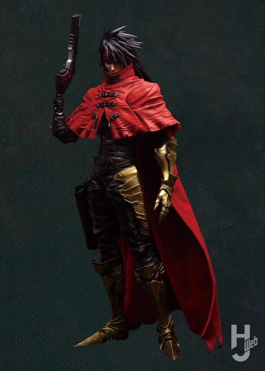 VII_Moment's tweet photo. Boiii I definitely wouldn’t dare to disturb his sleep at all but look at him! 

#PAS #PlayArtsShin #FF7R #VincentValentine https://t.co/CmspnexiUI