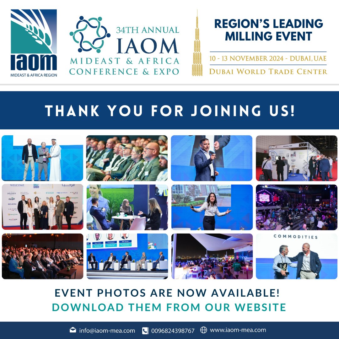 Thank you to all delegates for attending the 34th IAOM MEA Conference &amp; Expo 2024 in Dubai, UAE!

To download photos, visit our website: iaom-mea.com/previous-event…

Stay tuned for upcoming IAOM MEA events! Subscribe to our newsletters NOW - iaom-mea.com/contact-us/