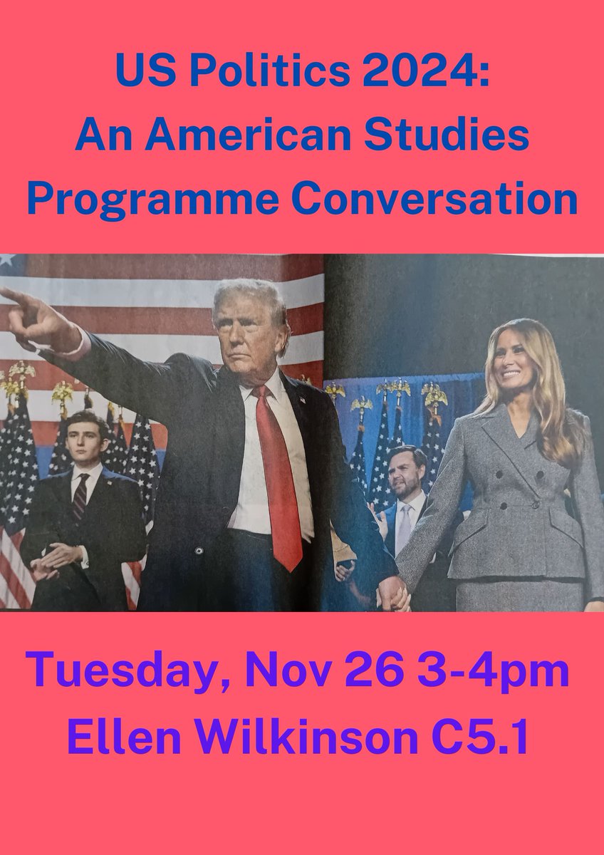 Join us today for a staff and student post-election conversation!