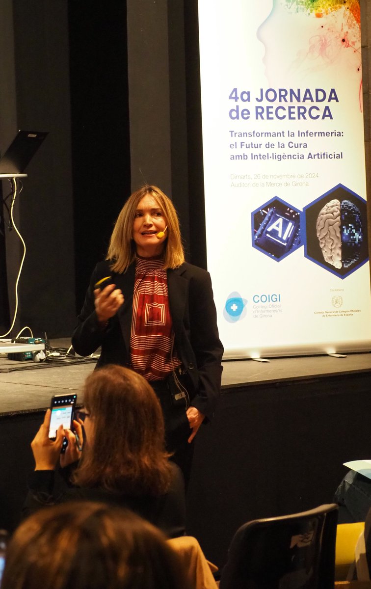Col·legi Oficial d'Infermeres/ers de Girona (@coigirona) on Twitter photo Teresa Perez <a href="/EnfSaludDigital/">🧠Teresa Pérez</a>, potenciant el rol de les infermeres ✨️ en l'era digital.
#jornadarecercaCOIGI Teresa Perez <a href="/EnfSaludDigital/">🧠Teresa Pérez</a>, potenciant el rol de les infermeres ✨️ en l'era digital.
#jornadarecercaCOIGI