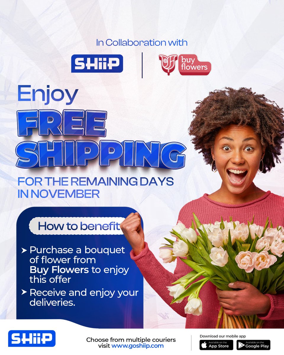 go_shiip's tweet photo. Looking to brighten someone's day or add a touch of beauty to your space? 

Now’s the perfect time because SHiiP and @BuyFlowers have teamed up to give you FREE SHIPPING for the rest of November! 🔥🔥🚀🚀 

Take advantage of this time limited offer today😁. https://t.co/pXEhu1BpLo