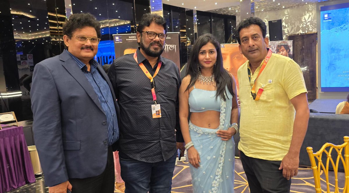 DAYYALAASHOK's tweet photo. Grand launch of Director Mohan Vadlapatla and @josharmaactor   Mmstarrer film M4M Hindi trailer at the IFFI Goa Film Festival on November 23.

#IMPPA #NFDC #IFFI2024
#M4MMovie   
#M4MHinditrailer
@MohanVadlapatla
@DAYYALAASHOK @tollywoodramu @ParvathaneniRam https://t.co/2ckayJFPYO