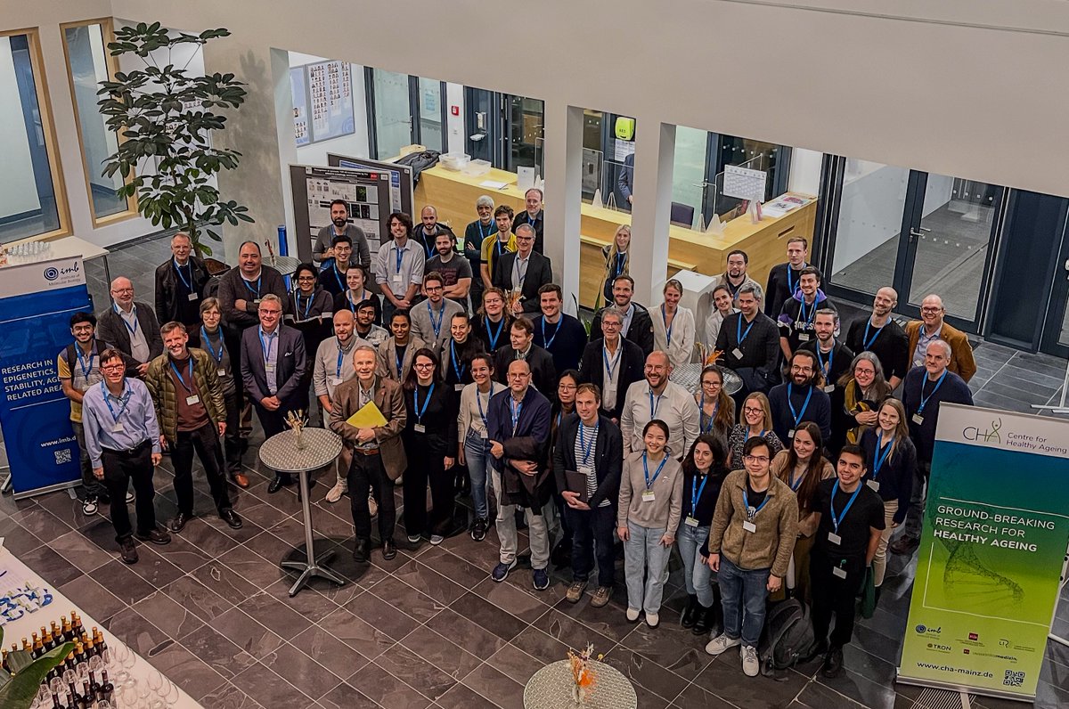 IMB Mainz (@imbmainz) on Twitter photo CHA Workshop in the books 📚 Our <a href="/chamainz/">chamainz</a> researchers got together to network all about the mechanisms of #ageing & age-related diseases. Thank you to all our participants & speakers for this great event! Plus: Interesting keynotes by <a href="/prof_horvath/">Prof Steve Horvath</a> & Prof. Bauer <a href="/uniklinik_hd/">Universitätsklinikum Heidelberg</a>. CHA Workshop in the books 📚 Our <a href="/chamainz/">chamainz</a> researchers got together to network all about the mechanisms of #ageing & age-related diseases. Thank you to all our participants & speakers for this great event! Plus: Interesting keynotes by <a href="/prof_horvath/">Prof Steve Horvath</a> & Prof. Bauer <a href="/uniklinik_hd/">Universitätsklinikum Heidelberg</a>.