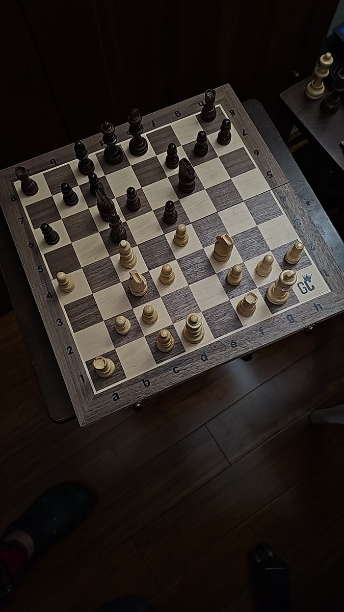 wake911's tweet image. Got my @GothamChess board and following along in the #taktaketake app. World Championship 2024.