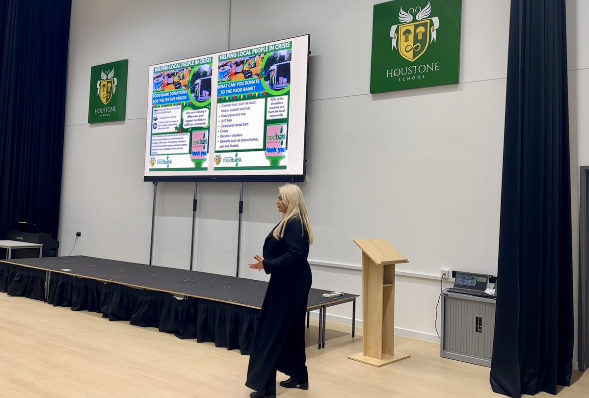 Advantage Schools (@advschools) on Twitter photo It was brilliant to see the community spirit in action at <a href="/HoustoneSchool/">Houstone School</a> this morning with a fantastic assembly from Miss Doult speaking to year 8’s about their local food bank & supporting others over the Xmas period. It was brilliant to see the community spirit in action at <a href="/HoustoneSchool/">Houstone School</a> this morning with a fantastic assembly from Miss Doult speaking to year 8’s about their local food bank & supporting others over the Xmas period.
