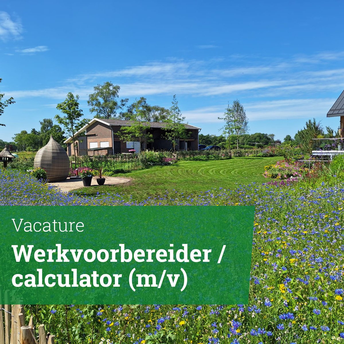Heb jij groene vingers én organisatietalent? Word jij enthousiast van het voorbereiden van prachtige #tuinprojecten? Dan zoeken wij jou als onze nieuwe werkvoorbereider/calculator (m/v)! Bekijk de #vacature op oscarsgroen.nl/vacature-werkv…. We horen graag van je!