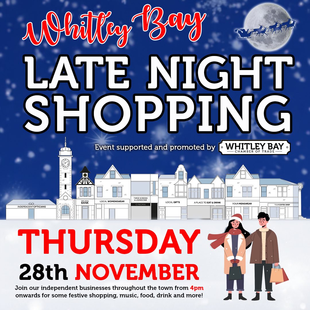 Our Whitley Bay (@ourwhitleybay) on Twitter photo THIS Thursday in Whitley Bay
#ShopLocal #shopindie THIS Thursday in Whitley Bay
#ShopLocal #shopindie