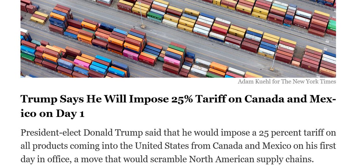 Watch our world, it's about the get hairy! This is  from New York Times.