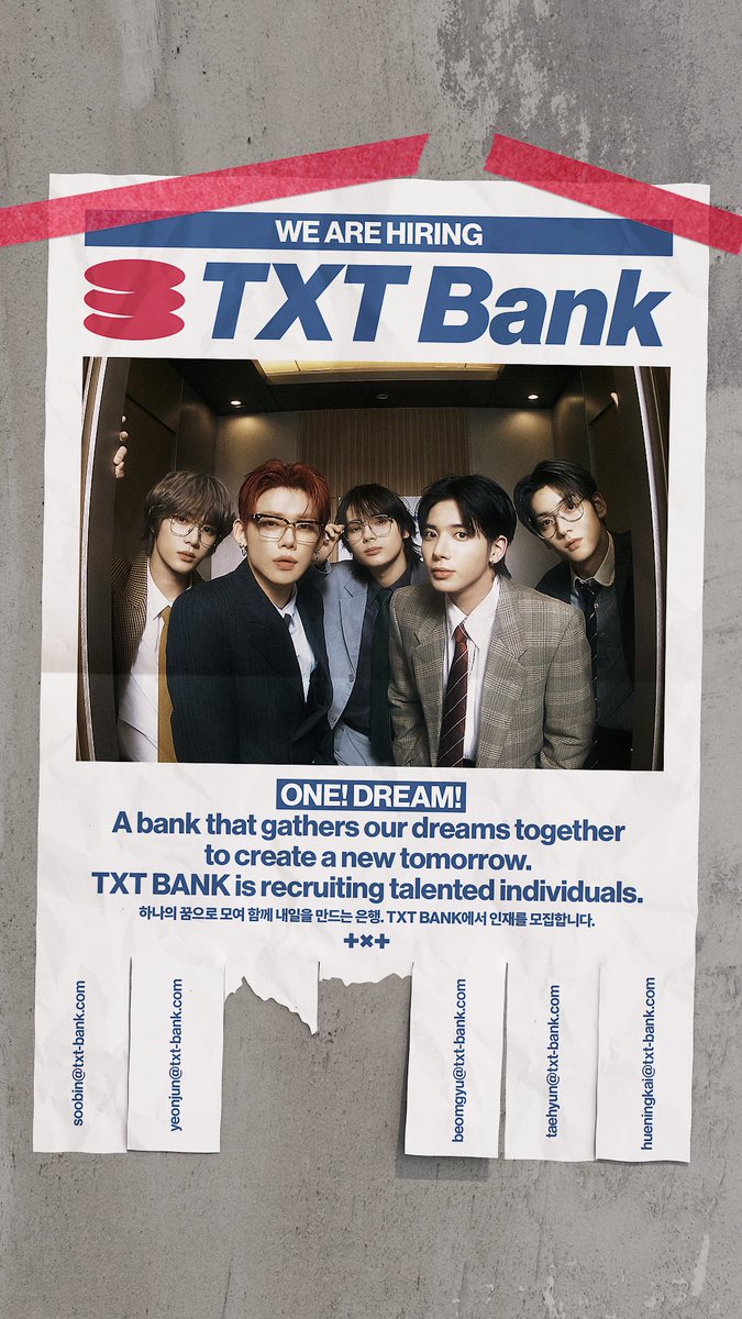 translatingTXT's tweet photo. if you send an email to the addresses on this poster, you’ll receive a reply including a selfie from each member!! https://t.co/rhvYNwJOBg