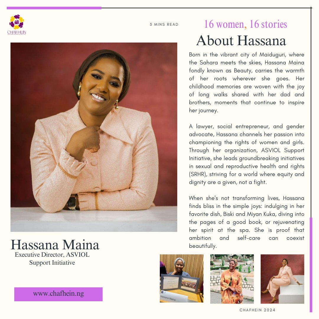 chafhein's tweet photo. Day 2 of the #16DaysOfActivism2024 
Today, we spotlight Hassana Maina, Executive Director of AVISOL Support Initiative.

Her story of resilience and impact celebrates the strength of Northern women.

#KimaWomanProject #16DaysOfActivism #NorthernWomen https://t.co/TGjXU2zby1