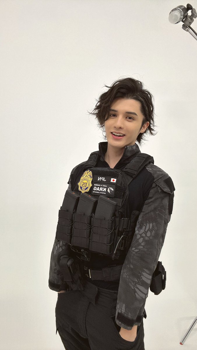 アクスタ撮影中だよー