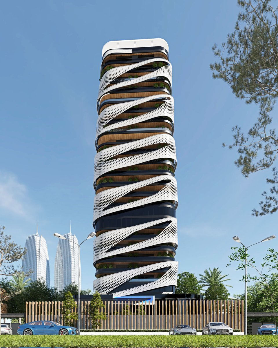 bakaresolo's tweet photo. This building stands as a masterpiece of architectural fluidity, seamlessly merging modern aesthetics with organic forms.
PROJECT RENDERED BY ME @bakaresolo
PROJECT DESIGN BY @a.for.aesthetics
#highraise #Contemporary https://t.co/Ze6sOLdw2E