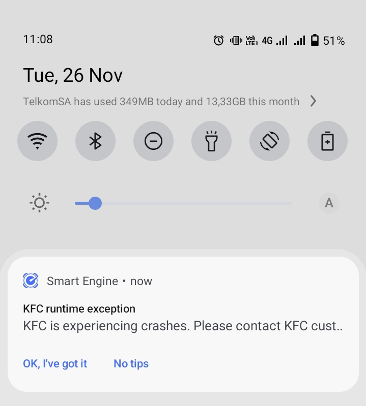 Athandi_S's tweet photo. @KFCSA You raggedy bitch https://t.co/fILGhpyooS
