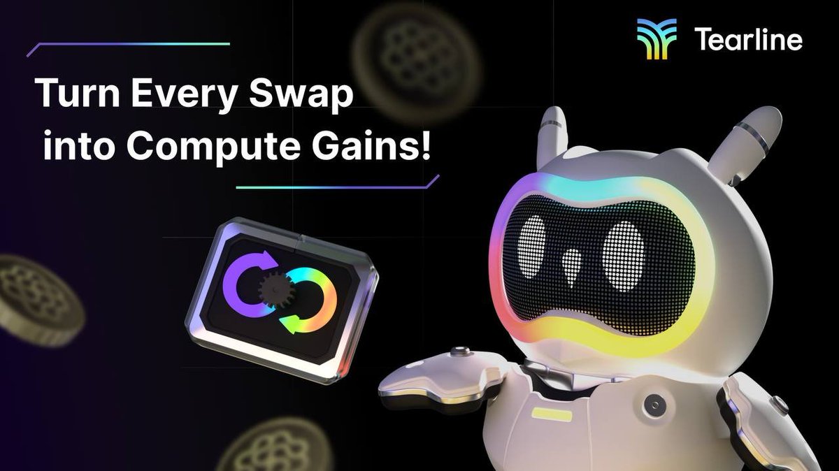 TearlineAI's tweet image. Tearline’s AI DEX Just Leveled Up! 🦉  
Every swap you make now earns you Compute—fueling your rewards. The higher your Node tier, the more Compute flows your way. 🌍💡  
With AI-powered routes optimization, Tearline turns every swap into a masterpiece of profit and precision -…