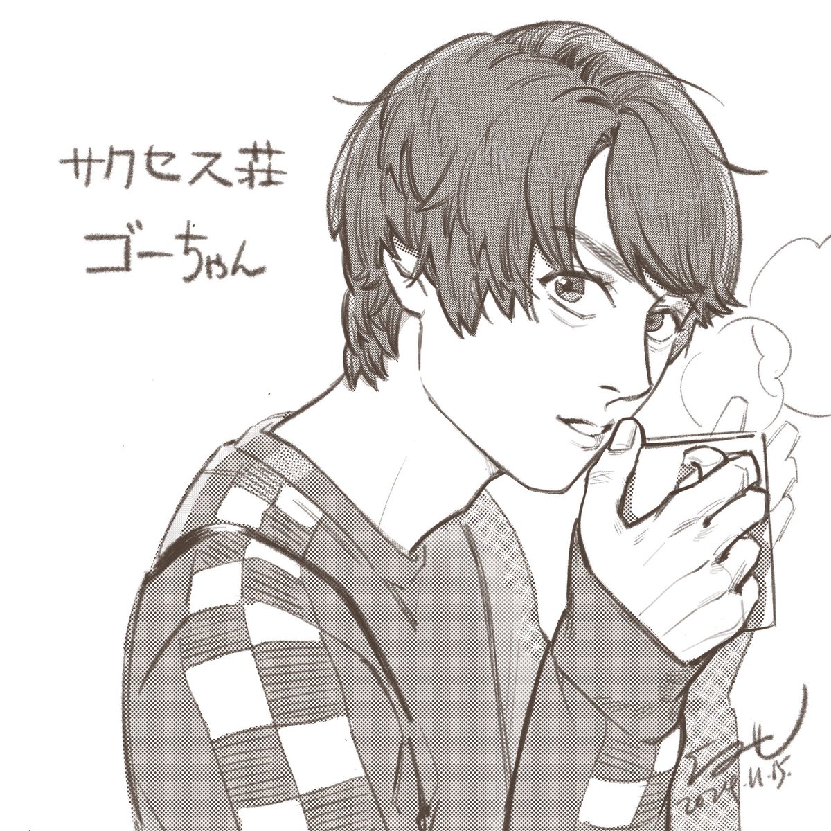 #リプきたキャラの顔だけ描く 